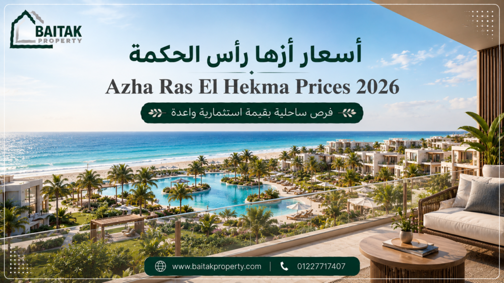 أسعار مشروع أزها راس الحكمة 2026