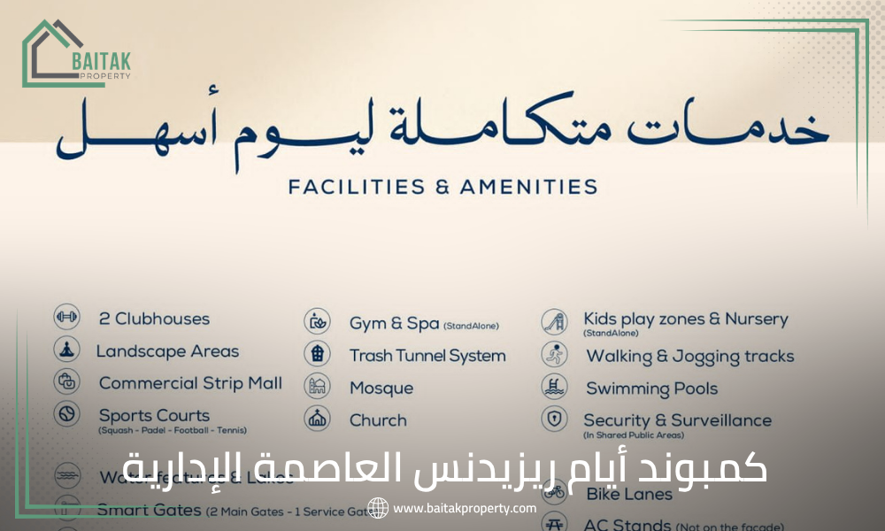 كمبوند أيام ريزيدنس العاصمة الإدارية