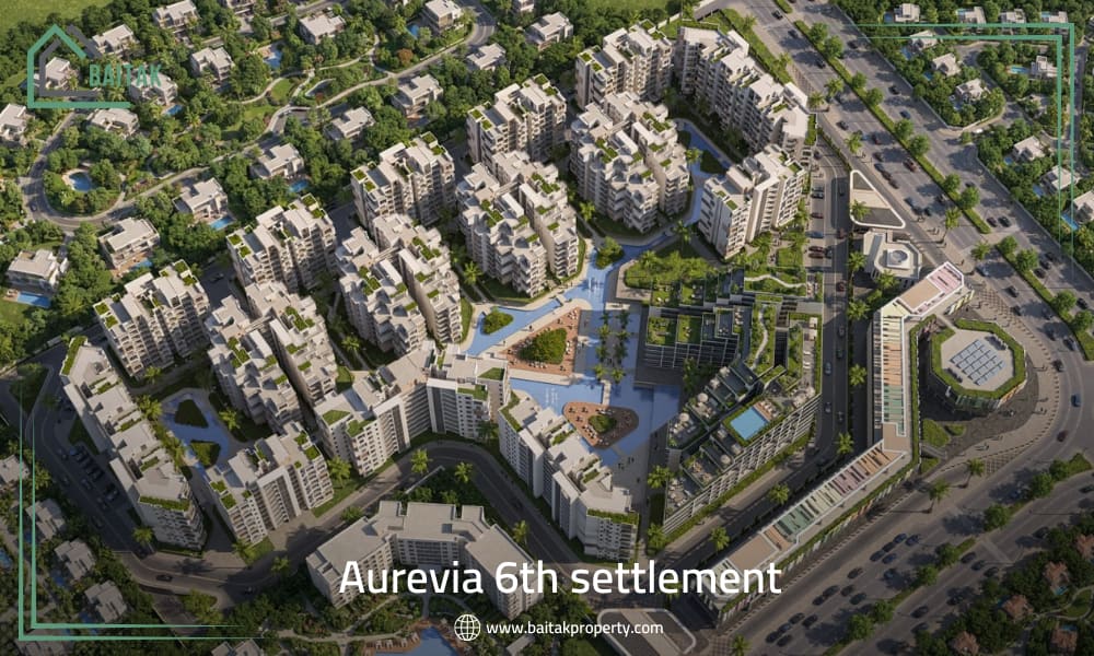 تصميمات معماريه كمبوند أوريفيا التجمع السادس