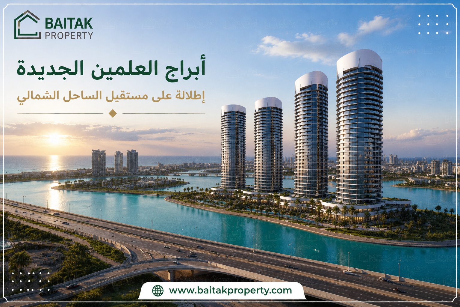 ابراج سيتي إيدج العلمين الجديدة