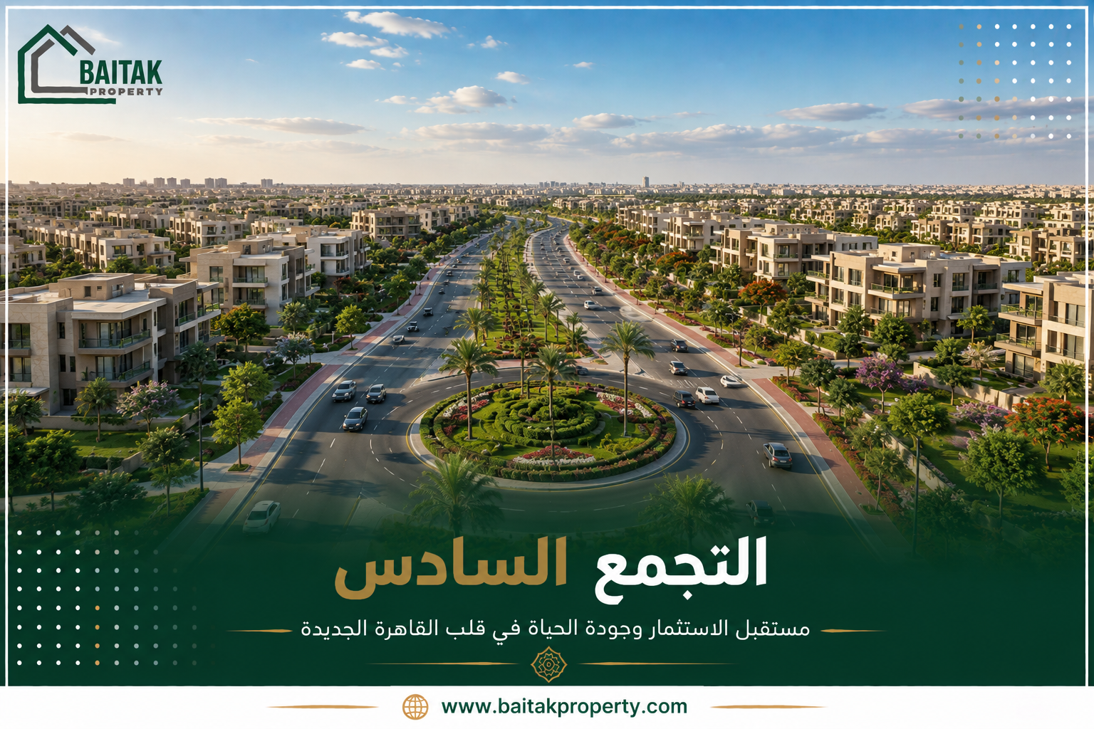 التجمع السادس امتداد عمراني واعد