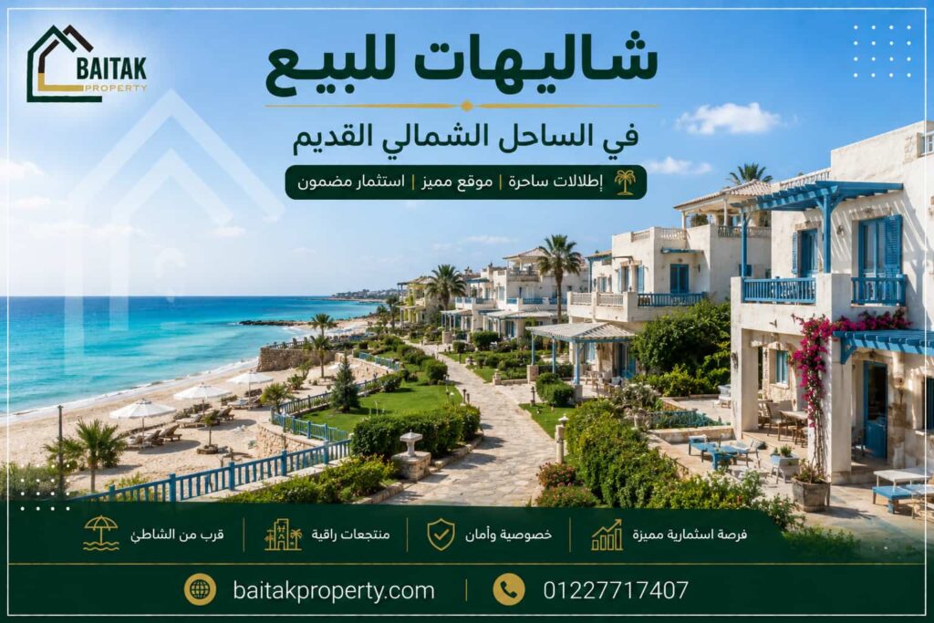 شاليهات للبيع في الساحل الشمالي القديم