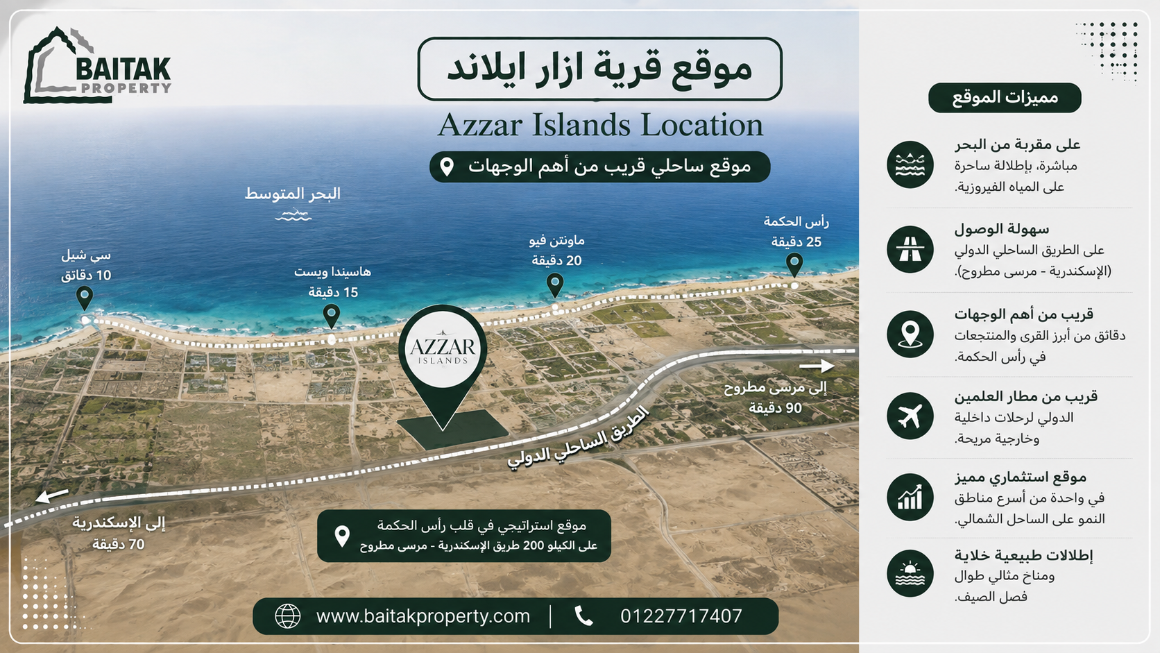 موقع قرية ازار ايلاند Azzar Islands